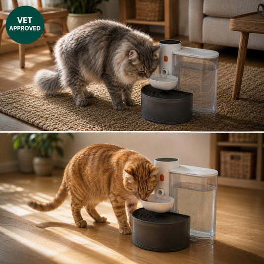 APEXPUL™ FreshFlow Self-Refill Cat Fountain