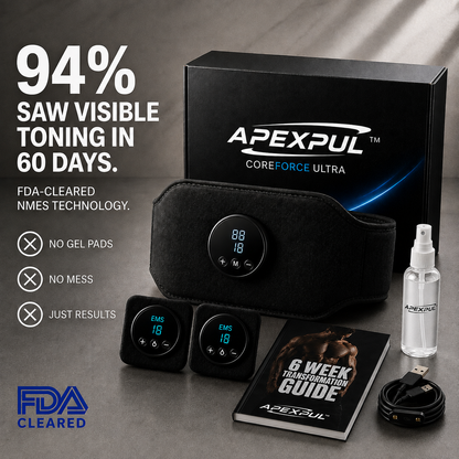 APEXPUL™ CoreForce Ultra — EMS Muscle Stimulator