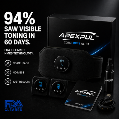 APEXPUL™ CoreForce Ultra — EMS Muscle Stimulator