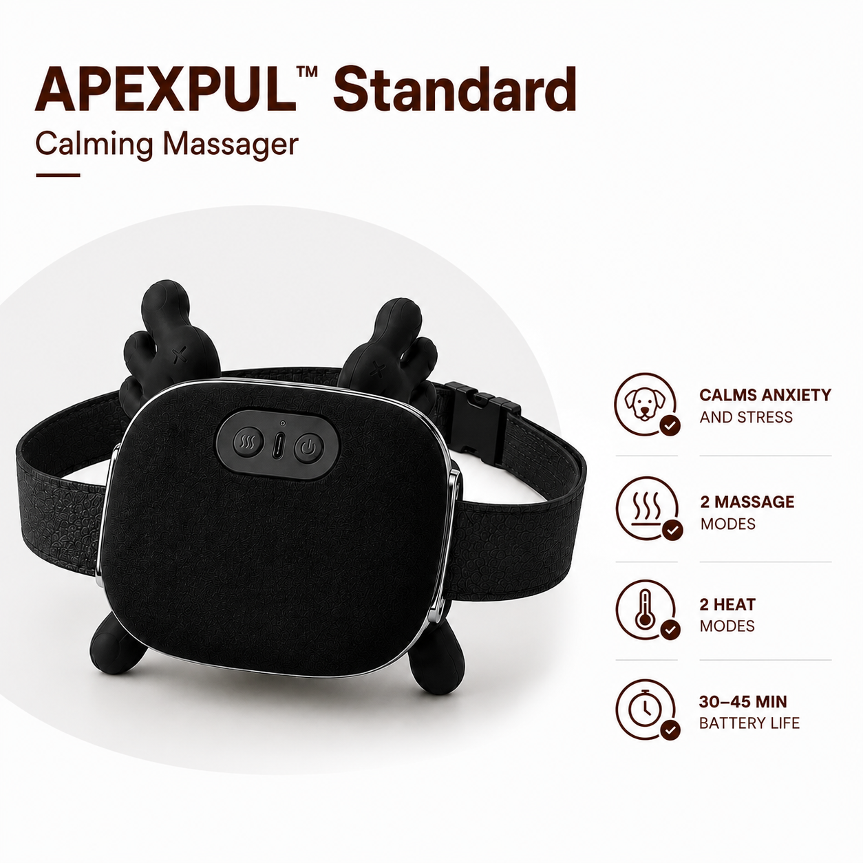 APEXPUL™ Calming Massager: For Pets & People 🐶