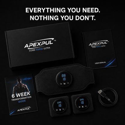 APEXPUL™ CoreForce Ultra — EMS Muscle Stimulator