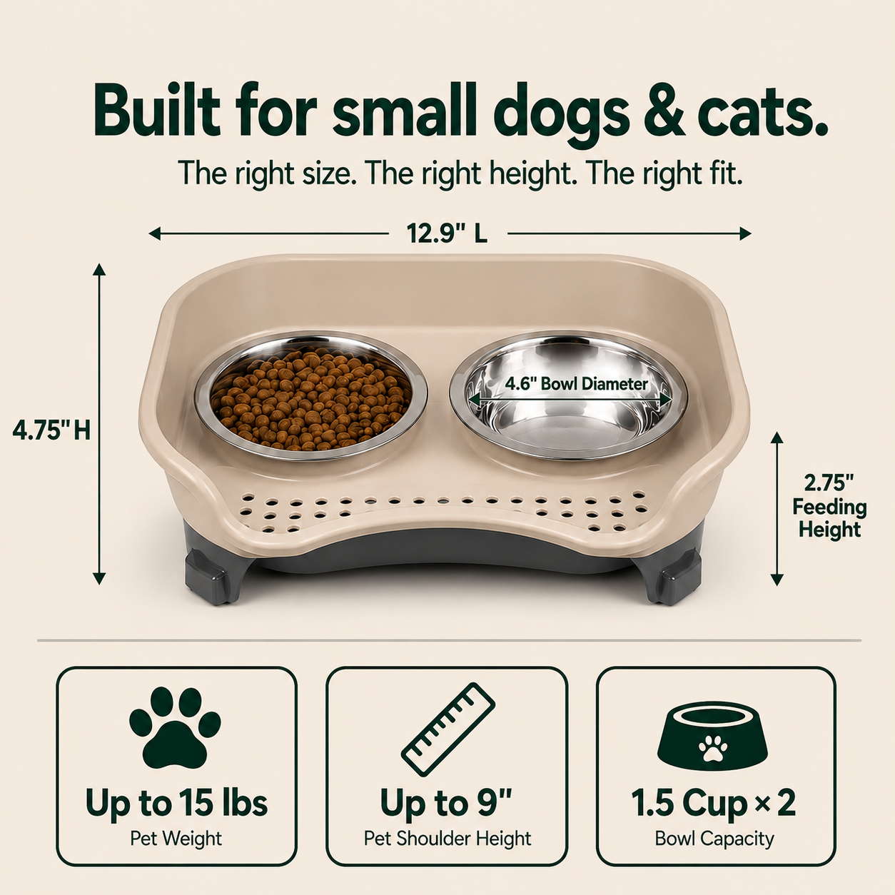 APEXPUL™ NeatGuard 2-in-1 Anti-Splash Pet Feeder