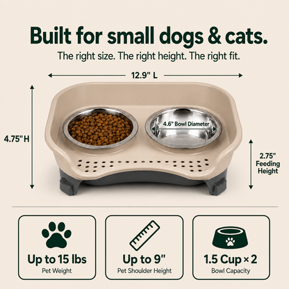 APEXPUL™ NeatGuard 2-in-1 Anti-Splash Pet Feeder