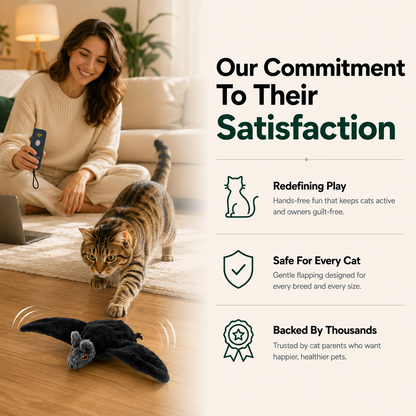 APEXPUL™ FlutterPal Interactive Cat Toy
