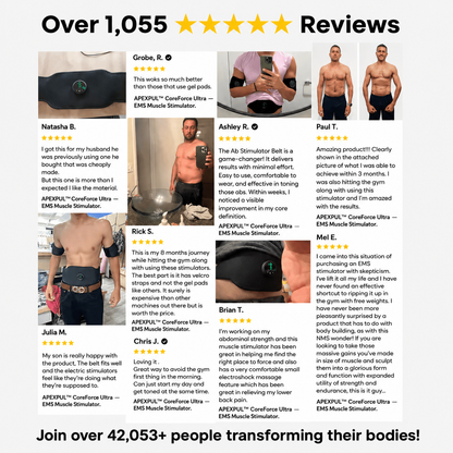 APEXPUL™ CoreForce Ultra — EMS Muscle Stimulator