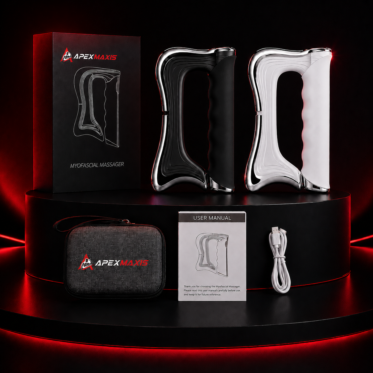 Apexpul™ Massage Tool — EMS + Vibration + Heat