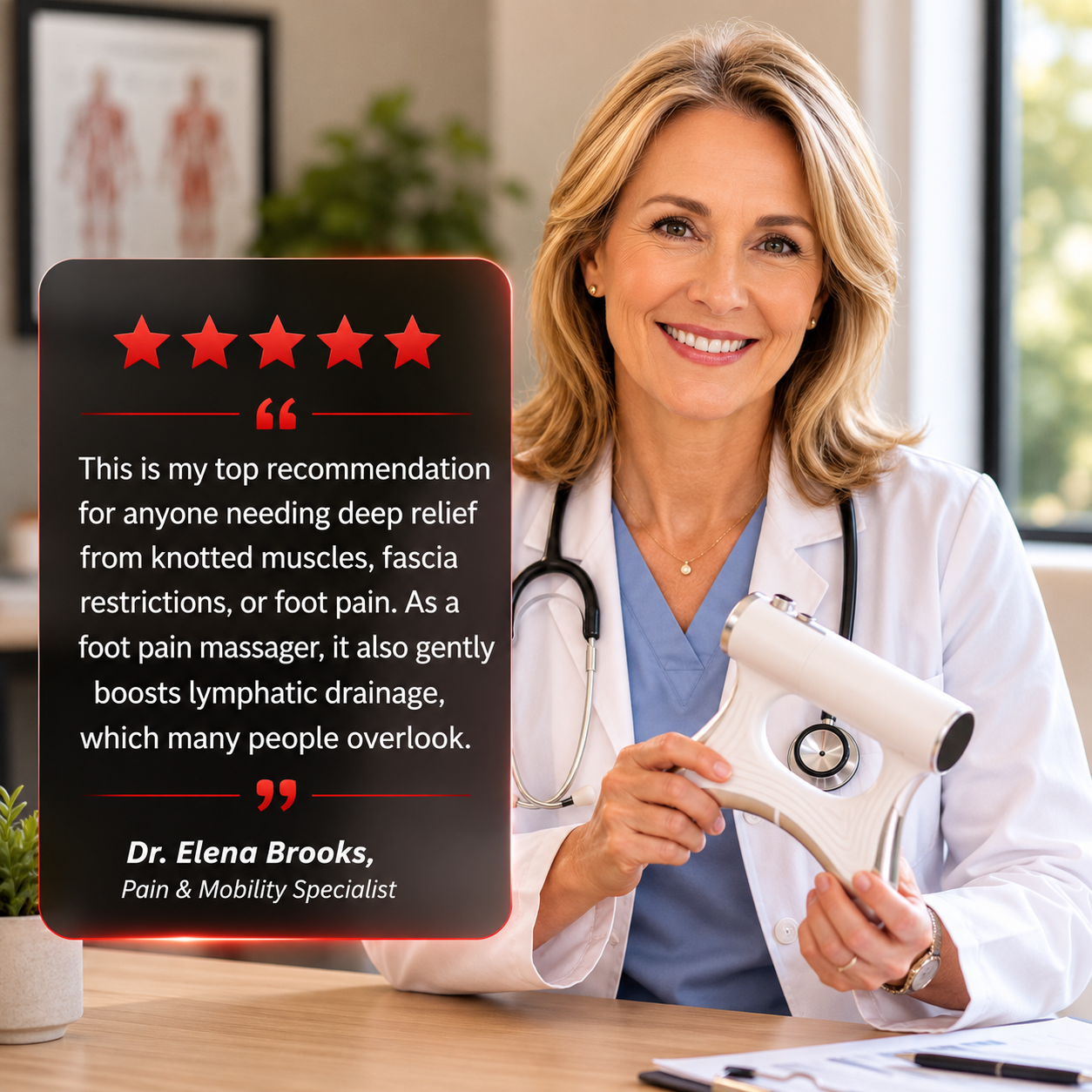 Apexpul™ Massage Tool — EMS + Vibration + Heat