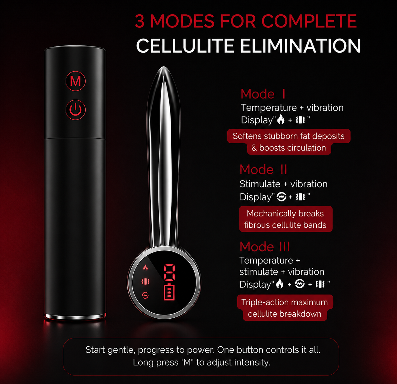 Apexpul™ Massage Tool — EMS + Vibration + Heat