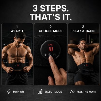 APEXPUL™ CoreForce Ultra — EMS Muscle Stimulator